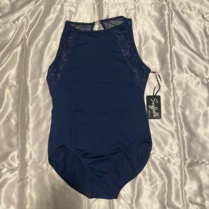 NWT Suffolk 2290A Leotard Sapphire Large Adult